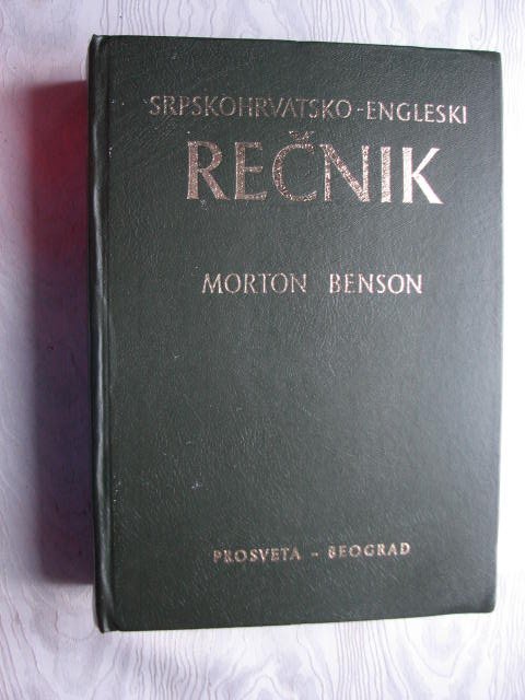 SRPSKOHRVATSKO-ENGLESKI RECNIK - Serbocroatian - English …“ (Morton Benson)  – Buch gebraucht kaufen – A02rYgwP01ZZD